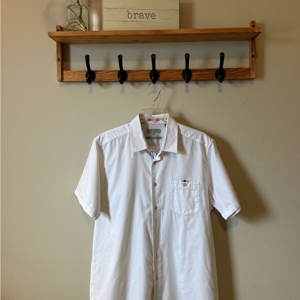 Ted Baker White Casual Button Down Shirt